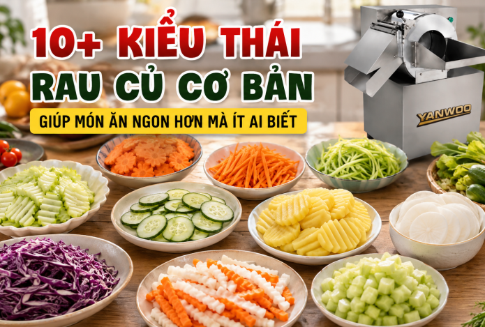 10+ Kiểu thái rau củ cơ bản giúp món ăn ngon hơn mà ít ai biết