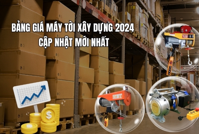 Hình ảnh Bảng giá máy tời xây dựng 2024 - cập nhật mới nhất