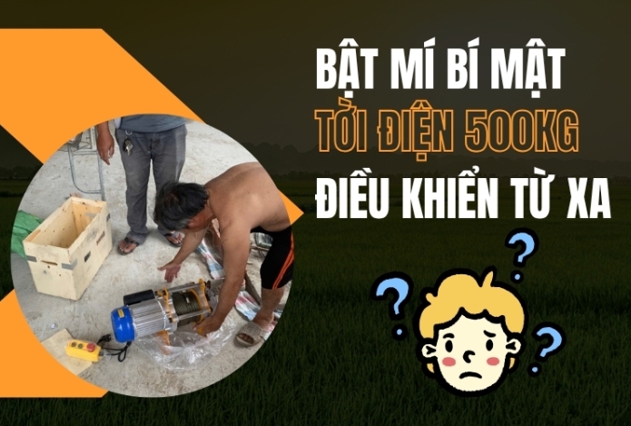 Bật Mí Bí Mật Tời Điện 500kg Điều Khiển Từ Xa