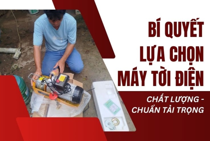 Hình ảnh Bí quyết lựa chọn máy tời điện chất lượng - chuẩn tải trọng