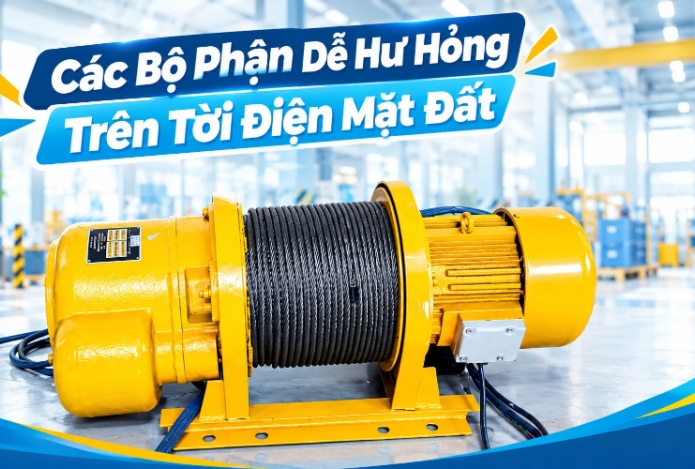 Các Bộ Phận Dễ Hư Hỏng Trên Tời Điện Mặt Đất