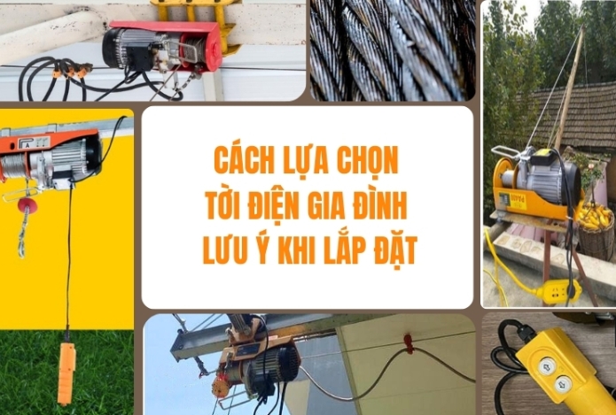 Hình ảnh Cách Lựa Chọn Tời Điện Gia Đình Lưu Ý Khi Lắp Đặt