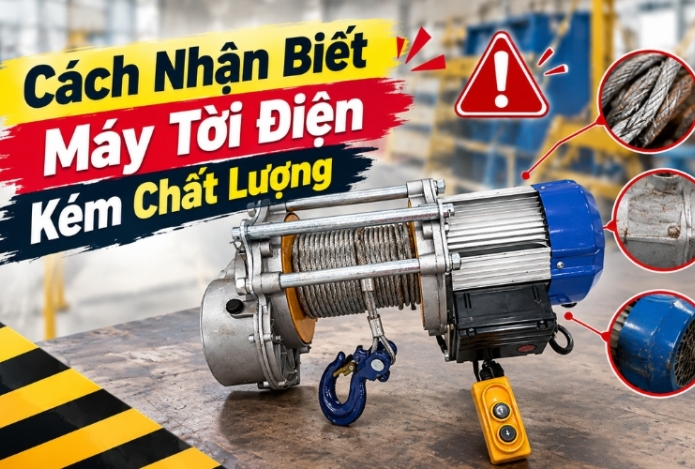Cách Nhận Biết Máy Tời Điện Kém Chất Lượng
