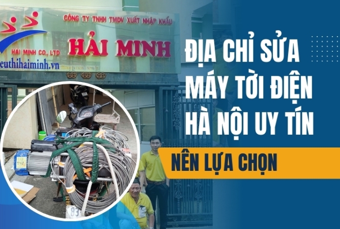 Địa chỉ sửa máy tời điện tại Hà Nội uy tín