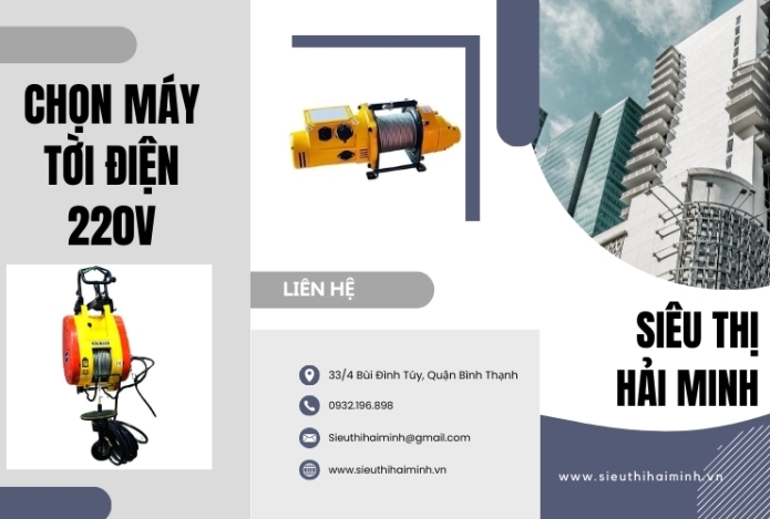 Hình ảnh Lưu Ý Khi Lựa Chọn Máy Tời Điện 220V - Điều Phải Biết