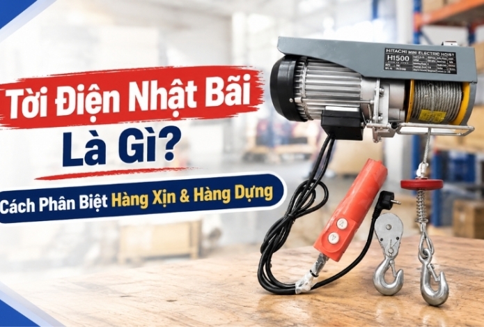 Tời Điện Nhật Bãi Là Gì? Cách Phân Biệt Hàng Xịn & Hàng Dựng