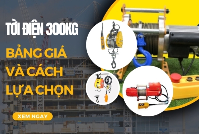 Hình ảnh Tời điện 300kg - Bảng Giá Và Cách Lựa Chọn