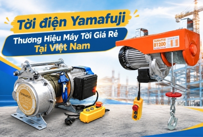 Tời điện Yamafuji Thương Hiệu Máy Tời Giá Rẻ Tại Việt Nam