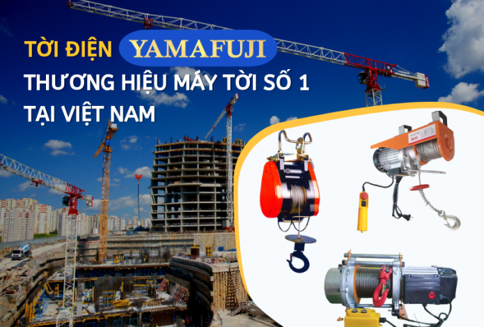 Hình ảnh Tời điện Yamafuji Thương Hiệu Máy Tời Số 1 Tại Việt Nam