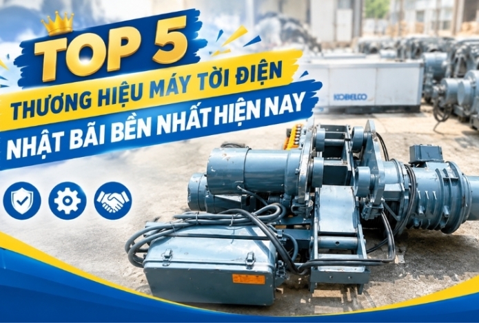 Hình ảnh Top 5 Thương Hiệu Máy Tời Điện Nhật Bãi Bền bỉ