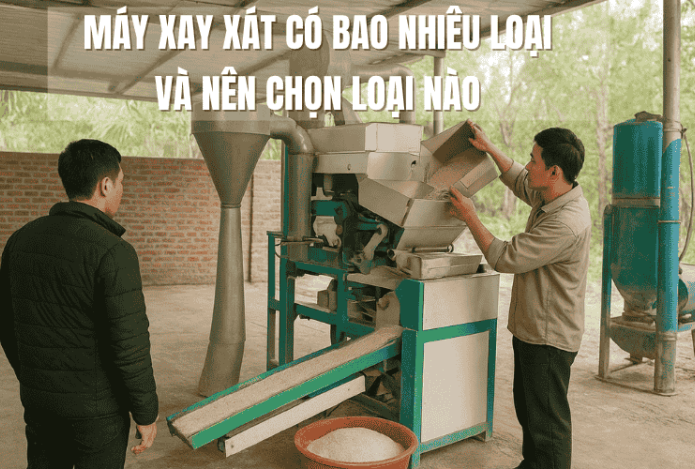 Hình ảnh Máy Xay Xát Có Bao Nhiêu Loại Và Nên Chọn Loại Nào