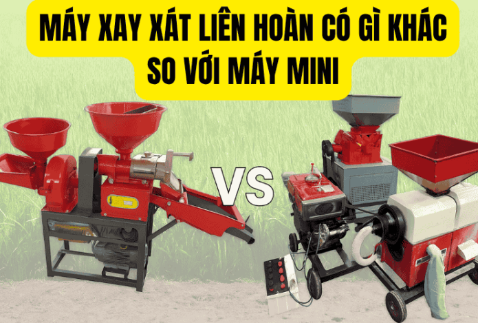Máy Xay Xát Liên Hoàn Có Gì Khác So Với Máy Mini