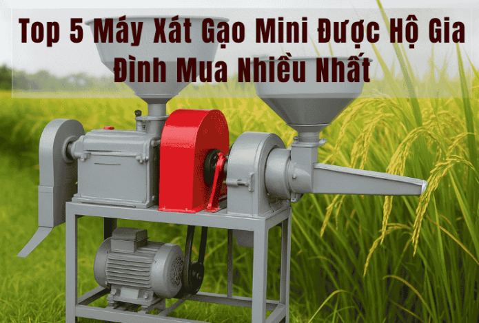 Hình ảnh Top 5 Máy Xát Gạo Mini Được Hộ Gia Đình Mua Nhiều Nhất