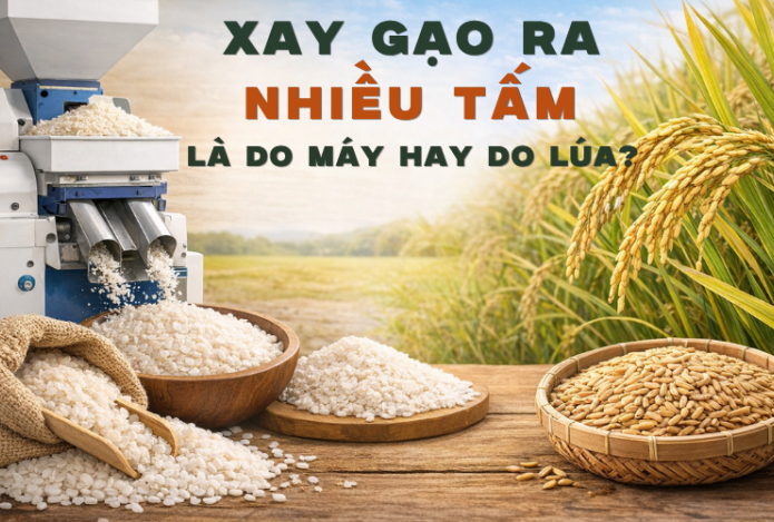 Xay Xát Gạo Ra Nhiều Tấm Là Do Máy Hay Do Lúa?