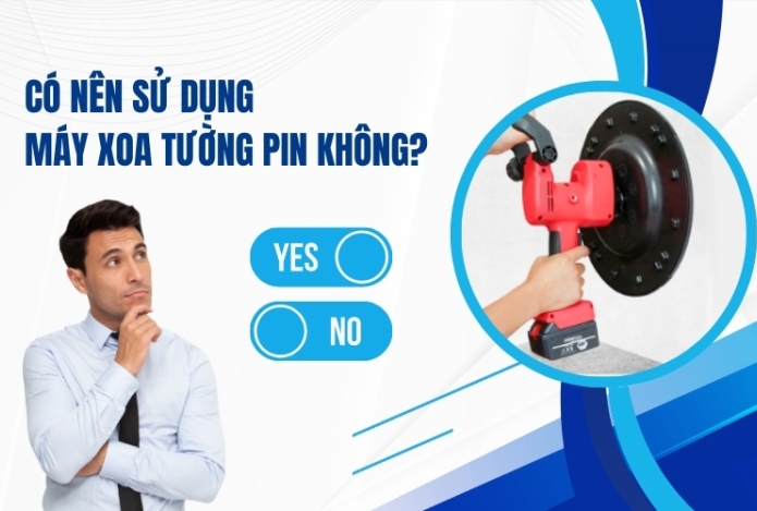 Hình ảnh Có nên sử dụng máy xoa tường pin không?