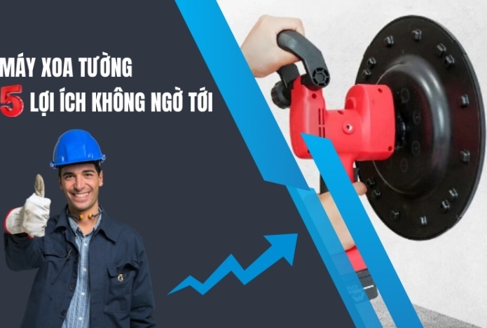 Hình ảnh Máy xoa tường và 5 lợi ích không ngờ tới!