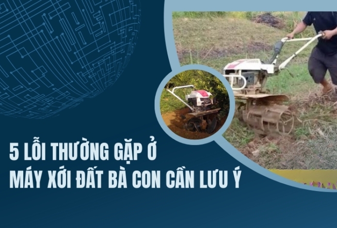 Hình ảnh 5 lỗi thường gặp ở máy xới đất bà con cần lưu ý