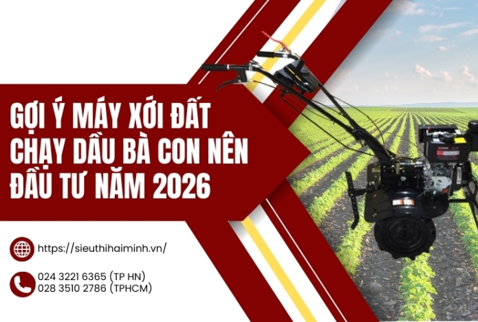 Gợi Ý Máy Xới Đất Chạy Dầu Bà Con Nên Đầu Tư Năm 2026