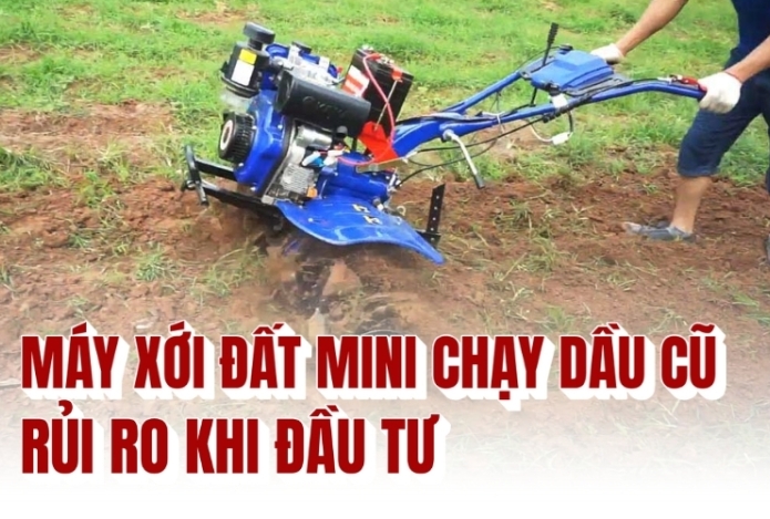 Hình ảnh Máy xới đất mini chạy dầu cũ - Rủi ro khi đầu tư