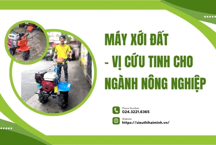 Máy xới đất - vị cứu tinh cho ngành nông nghiệp