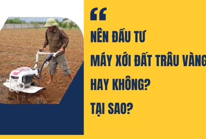 Hình ảnh Nên đầu tư máy xới đất Trâu Vàng hay không? Tại sao?