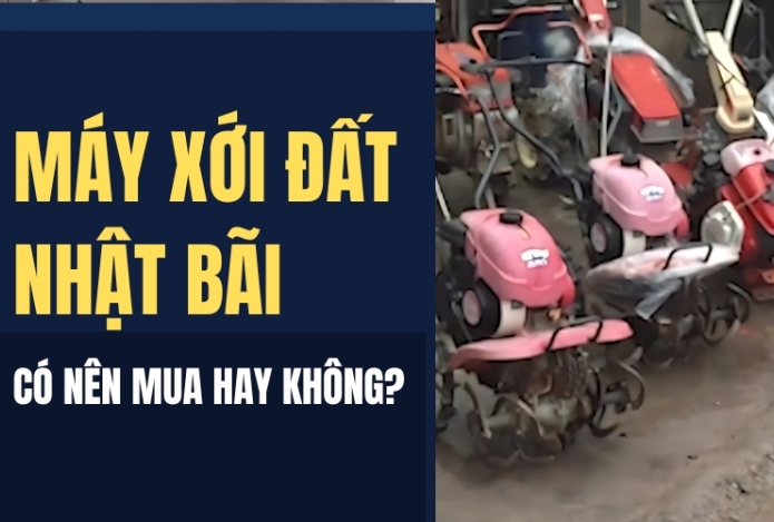 Hình ảnh Máy xới đất Nhật bãi có nên mua hay không?