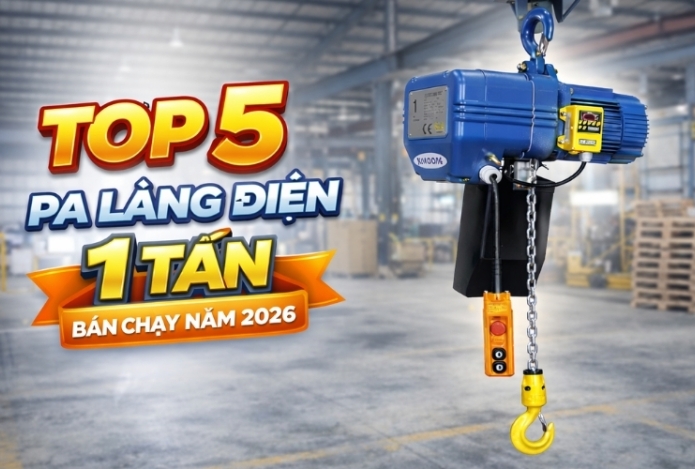 Top 5 pa lăng điện 1 tấn bán chạy năm 2026