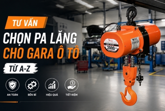 Tư vấn chọn pa lăng cho gara ô tô từ A-Z