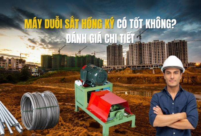 Hình ảnh Máy duỗi sắt Hồng Ký có tốt không? Đánh giá chi tiết