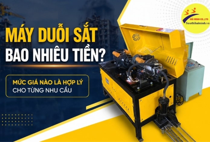 Hình ảnh Máy duỗi sắt bao nhiêu tiền? Mức giá nào là hợp lý cho từng nhu cầu