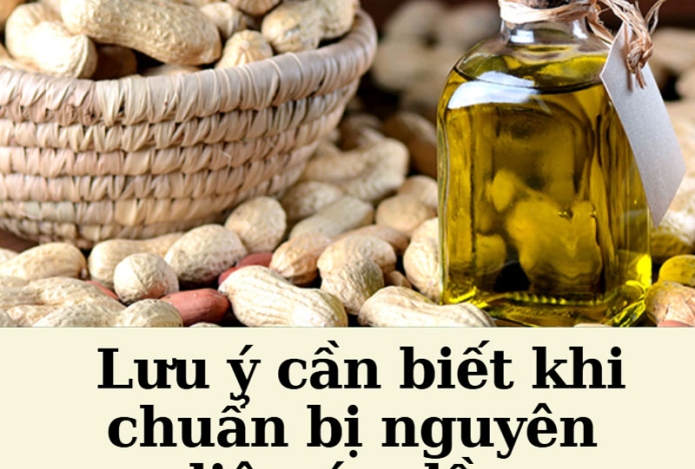 Lưu ý cần biết khi chuẩn bị nguyên liệu ép dầu