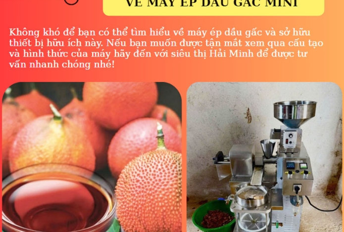 Hình ảnh Máy ép dầu gấc được hàng trăm gia đình sử dụng