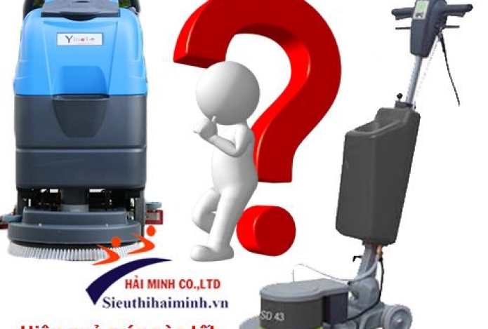 Hình ảnh So sánh hiệu quả máy chà sàn đơn và máy chà  sàn liên hợp