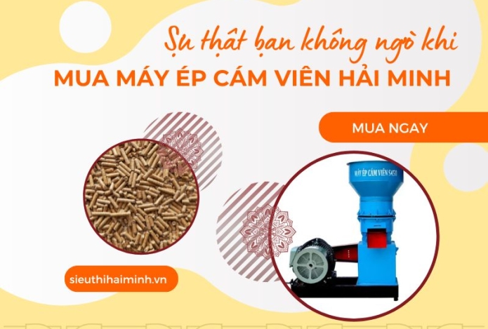 Hình ảnh Sự thật mà bạn không ngờ tới khi mua máy ép cám viên tại siêu thị Hải Minh
