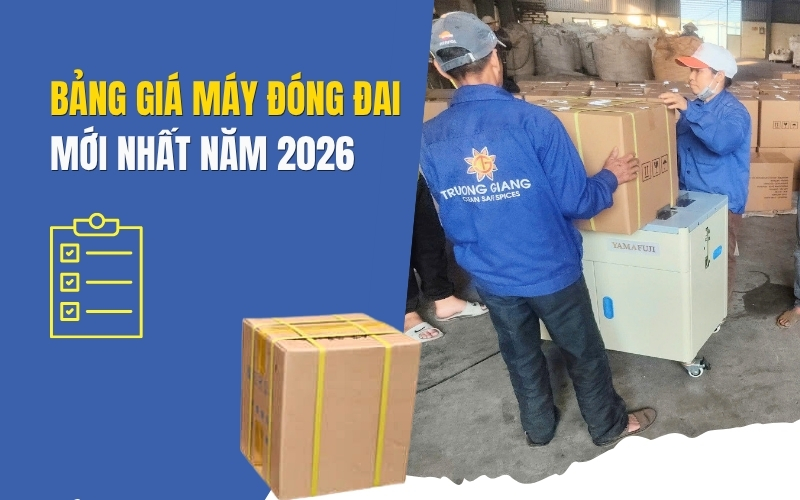 Bảng Giá Máy Đóng Đai Mới Nhất Năm 2026
