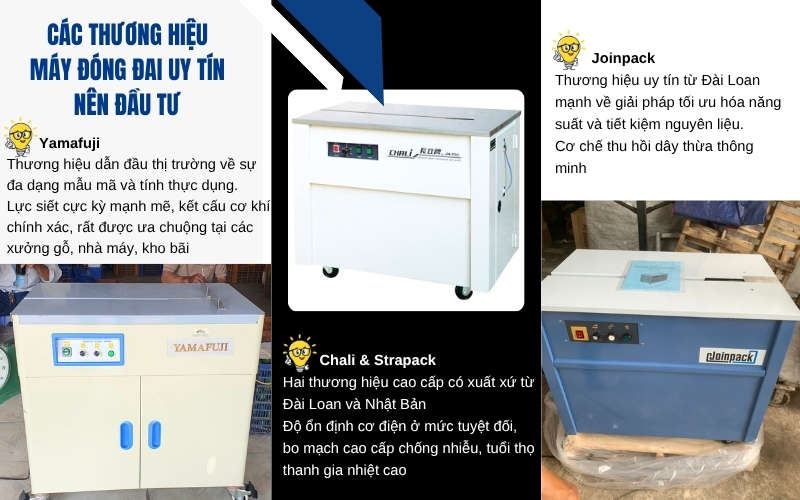 Các thương hiệu máy đóng đai uy tín nên đầu tư