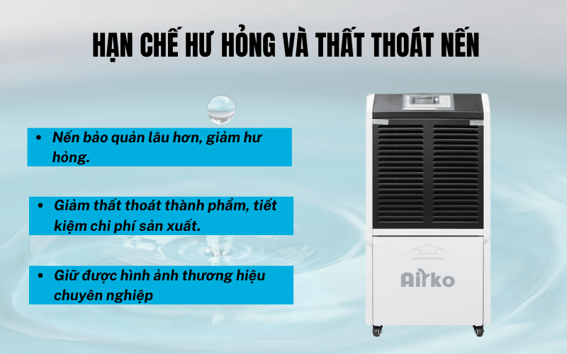 Hạn chế hư hỏng và thất thoát nến