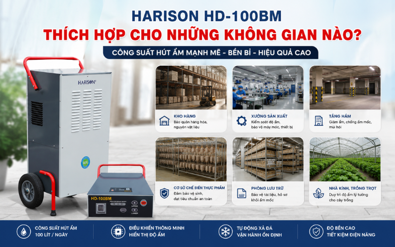 Harison HD-100BM thích hợp cho những không gian nào