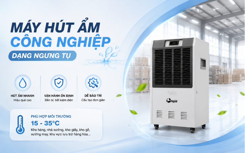 Máy hút ẩm công nghiệp dạng ngưng tụ