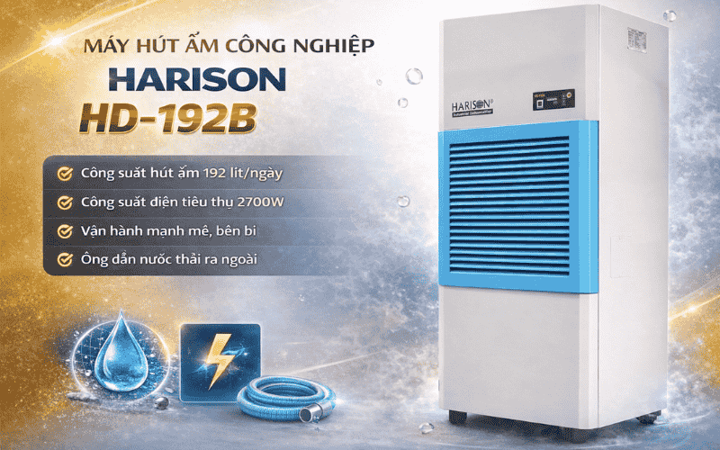 Máy hút ẩm công nghiệp Harison HD-192B