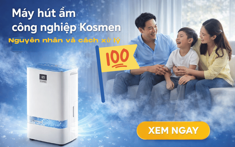 Máy hút ẩm công nghiệp Kosmen nên mua dòng nào cho gia đình