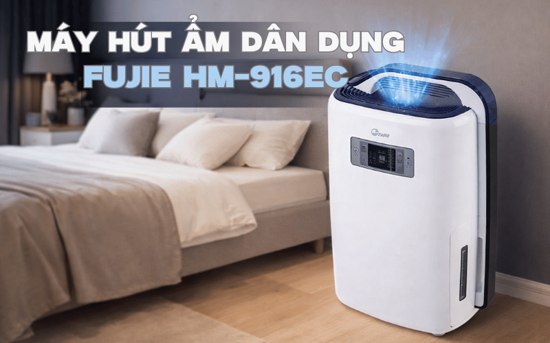 Máy hút ẩm dân dụng FujiE HM-916EC
