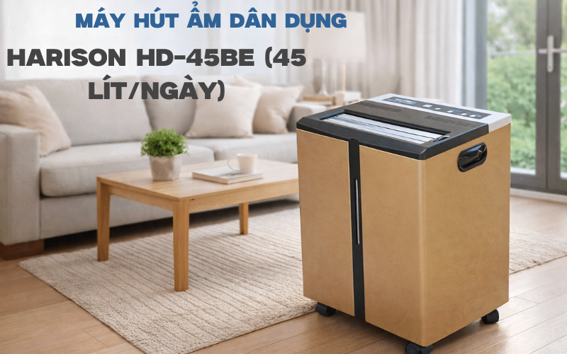 Máy hút ẩm dân dụng Harison HD-45BE (45 Lít/ngày)