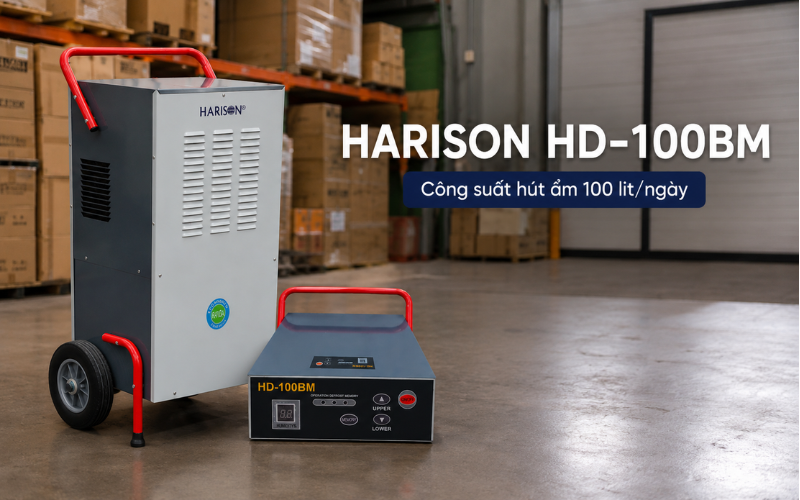 Máy Hút Ẩm Harison HD-100BM (100L/Ngày)
