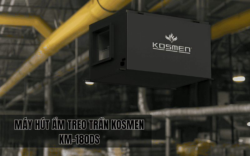 Máy hút độ ẩm treo trần Kosmen KM-180DS