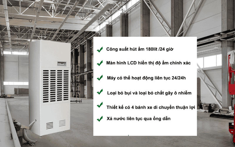 Tổng quan về máy hút ẩm FujiE HM-1800D