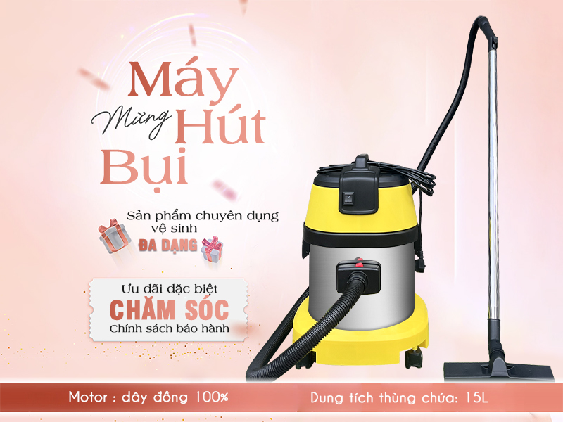 Giới thiệu máy hút bụi Hiclean HC-15A