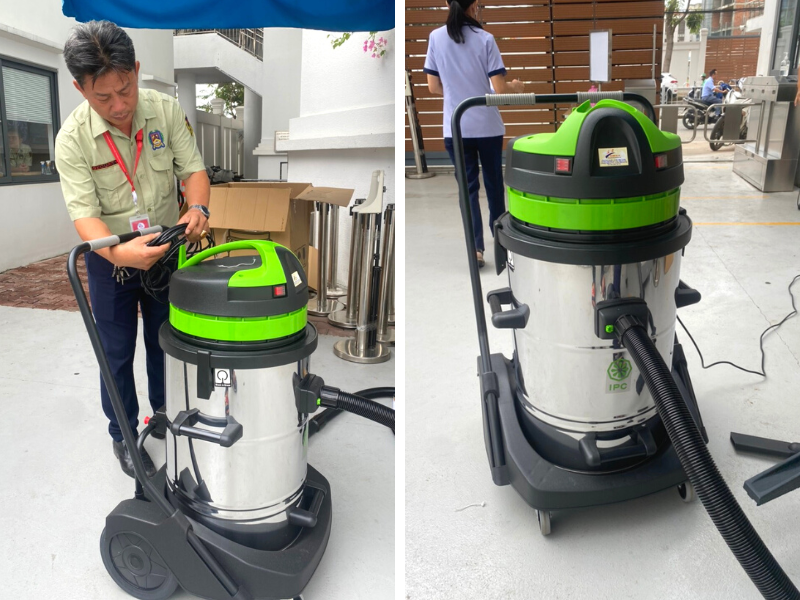 Hình ảnh thực tế máy hút bụi công nghiệp IPC GS 2/78 W&D DFS