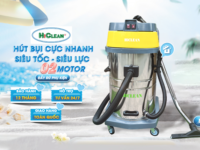 giới thiệu Máy hút bụi HiClean HC 70 -2400W