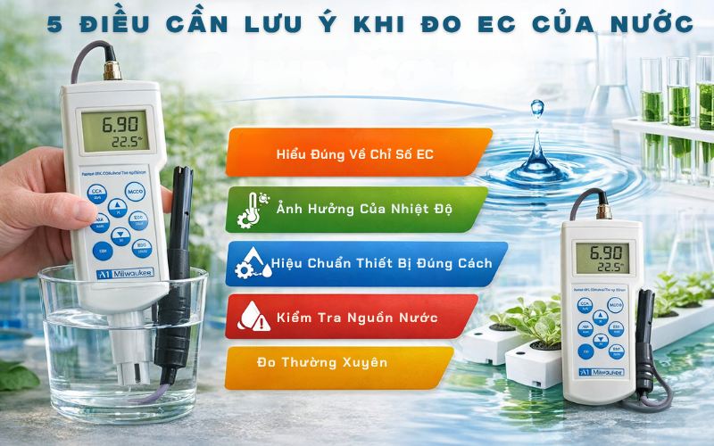 5 Điều Cần Lưu Ý Khi Đo Ec Của Nước